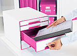 Бокс для документів LEITZ WOW PINK. Рожевий, фото 5
