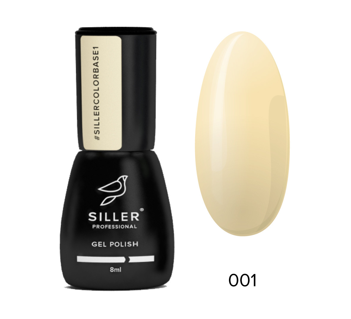 База для нігтів Siller Color Base камуфлювальна кольорова No 1 (8 мл)