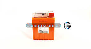 Гелевий акумулятор 12 B 9 Ah жовтогарячий GEL для мото, фото 3