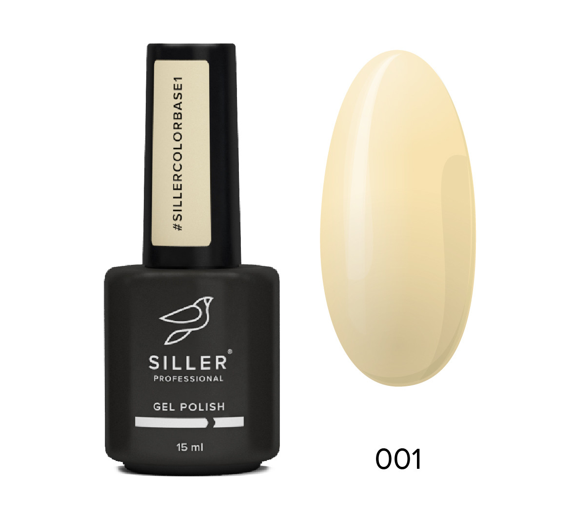 База для нігтів Siller Color Base камуфлювальна кольорова No 1 (15 мл)