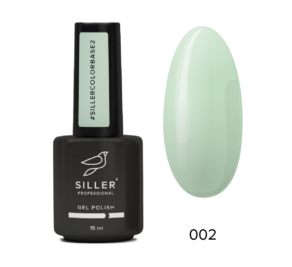 База для нігтів Siller Color Base камуфлювальна кольорова No 2 (15 мл)