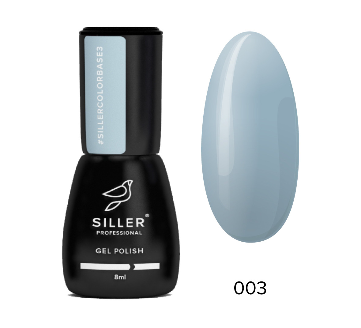 База для нігтів Siller Color Base камуфлювальна кольорова No 3 (8 мл)