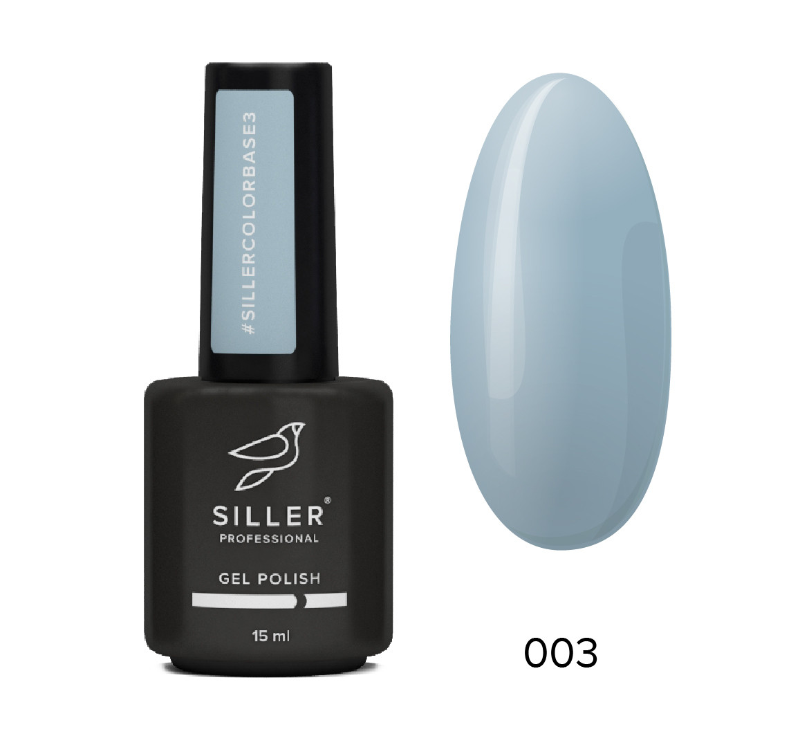 База для нігтів Siller Color Base камуфлювальна кольорова No 3 (15 мл)