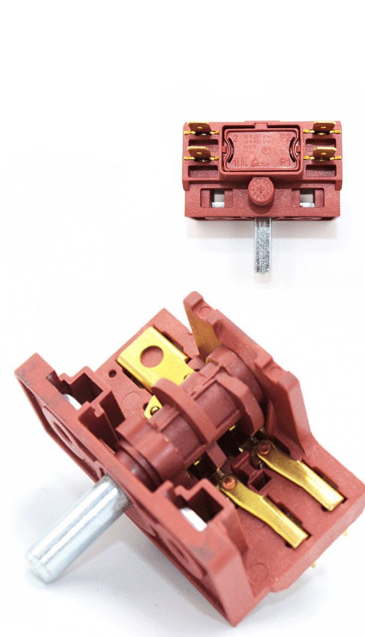 Перемикач духовки Saturn, Asel, Efba, 4-позиційний AC 201A (AC2.T01.201 A), фото 1