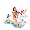Дитячий надувний пліт для катання Intex 57552 "Єдиноріг", 163х86 см, фото 3