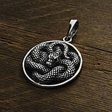 Кулон срібний Змія, фото 3