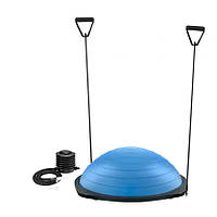 Балансировочная гимнастическая платформа подушка полусфера 4FIZJO Bosu Ball 60 см