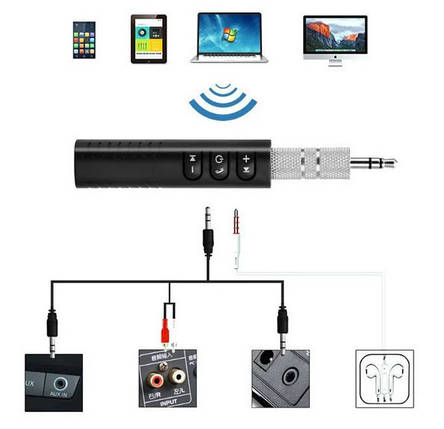 Wireless Receiver BT450 Bluetooth адаптер перехідник BT-450 для передачі аудіо Блютуз ресивер, фото 1
