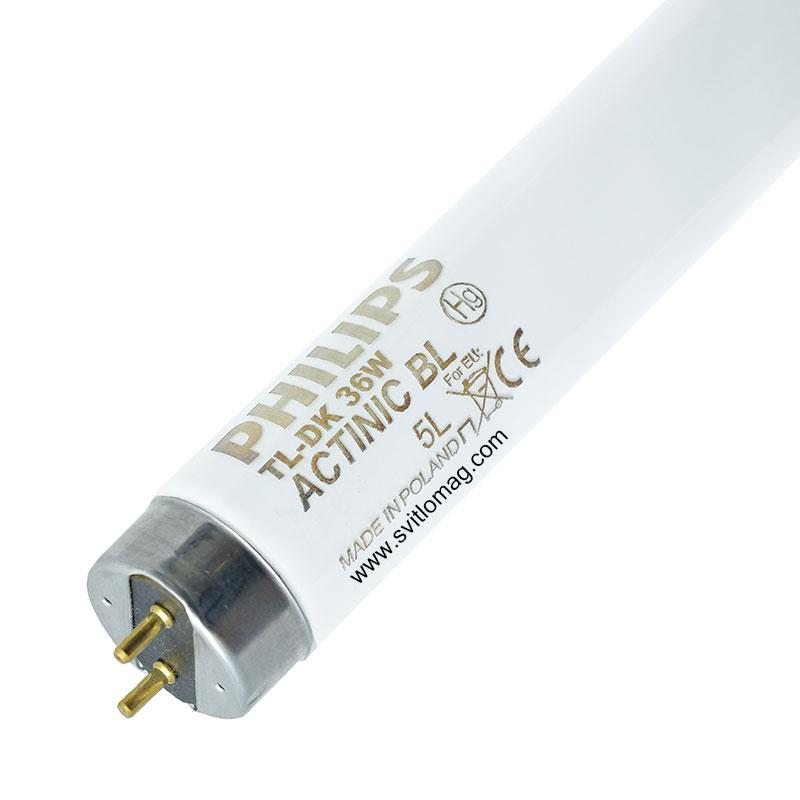 Лампа люмінесцентна ультрафіолетова TL-DK 36W/10 BL Actiniс PHILIPS G13d