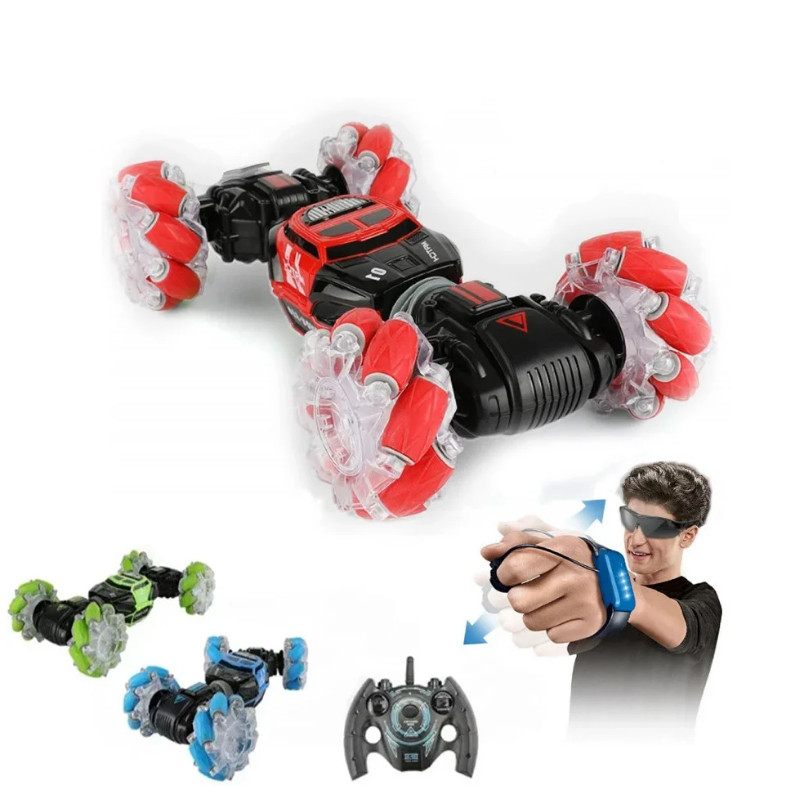 Трюкова машинка перевертиш Hyper Skidding Дитяча іграшка всюдихід на радіокеруванні жестами Світиться