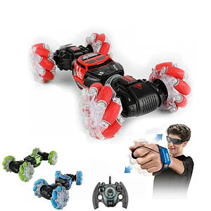Трюкова машинка перевертиш Hyper Skidding Дитяча іграшка всюдихід на радіокеруванні жестами Світиться