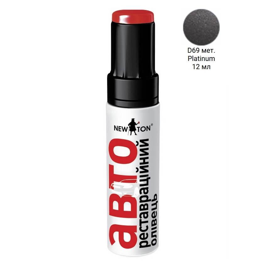 Реставраційний олівець авто D69 Platinum Renault металік 12 мл NewTon