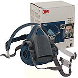Напівмаска 3M 7500 середній розмір 7502, фото 2