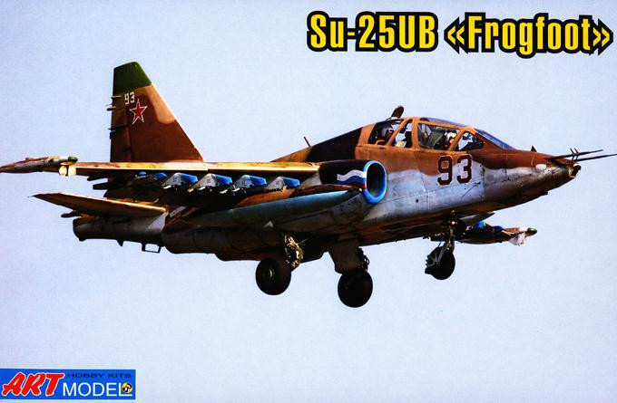 Пластикова модель 1/72 ART model 7212 навчально бойовий винищувач Cухой Су-25УБ