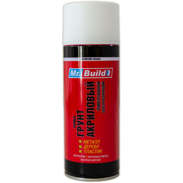 Грунт універсальний білий аерозоль 400мл Mr.Build