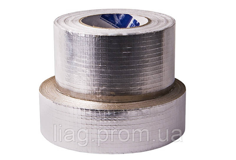 Алюминиевая лента (скотч) армированная стекловолокном AL-R 50 - фото 3 - id-p42974882