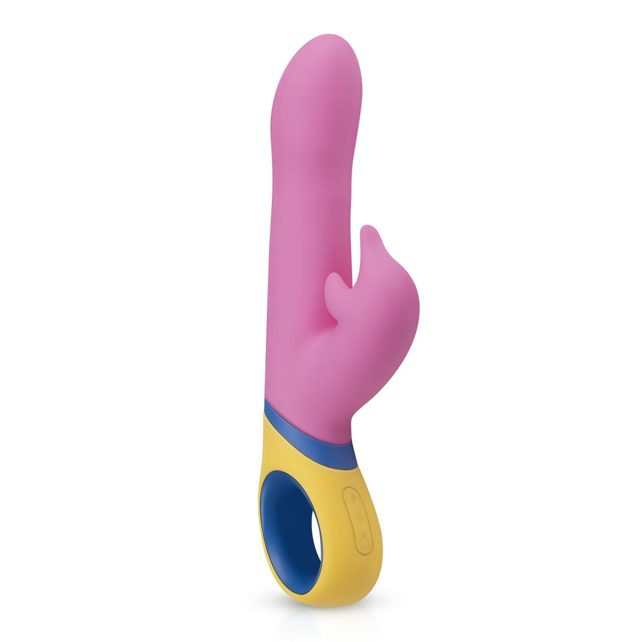 Вібратор кролик із ротацією PMV20 Copy — Dolphin Vibrator, 23х3,5 см.