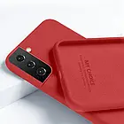 Чохол Silicone Case full для Samsung Galaxy S21 Plus Red, фото 2