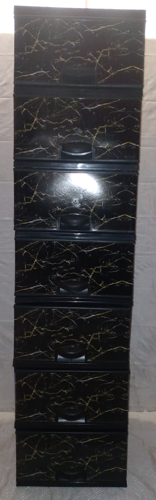 Комод пластиковий еліф котики на 7 ящиків