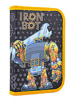 Пенал шкільний Smart твердий одинарний Iron bot 531720