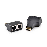 Удлинитель HDMI по RJ45 витой паре пассивный, до 30м, 100585