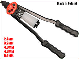 Заклепник дворучний посилений 380 мм Yato YT-36095