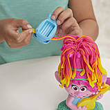 Плей Дох Райдужне волосся Поппі Трояндочка Play-Doh Trolls World Tour Rainbow Hair Poppy, фото 7