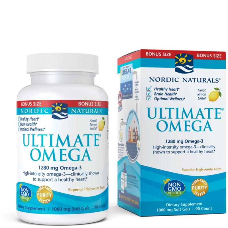 Жирные кислоты Nordic Naturals Ultimate Omega, 90 капсул - фото 1 - id-p1404370018