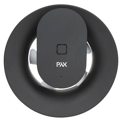 Вентилятор накладний PAX Norte Black (таймер, датчик вологості, програмований, WiFi управління), фото 1