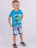 Стильна футболка Shark для хлопчика 1,2 року, фото 3