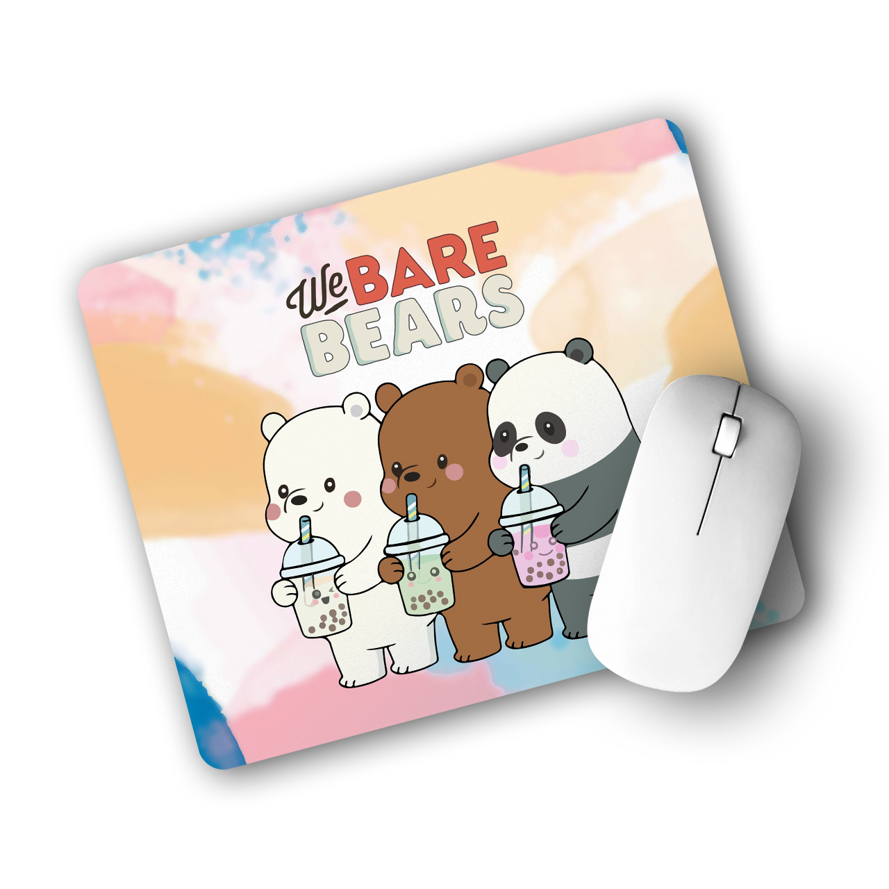 Килимок для мишки Вся правда про ведмедів (We Bare Bears), коврик комп'ютерний