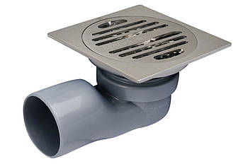 M4 Трап зливний матовий MAGdrain PC30G50-B н/ж, 100х100 мм Н-65