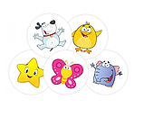 Навчальні термонаклейки для горщика MAGIC STICKER 3 штуки в пакованні, фото 3
