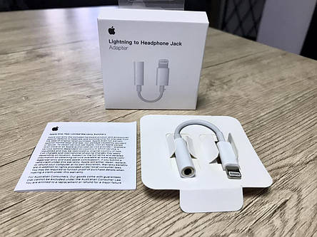 Перехідник AUX (для навушників) iPhone 7, 7 Plus, 8, 8+ X, XR Lightning - 3.5 Bluetooth, фото 1