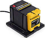 Верстат для заточування свердел ножів ножиць POWERPLUS 3 в 1 точило електричне універсальне, фото 6