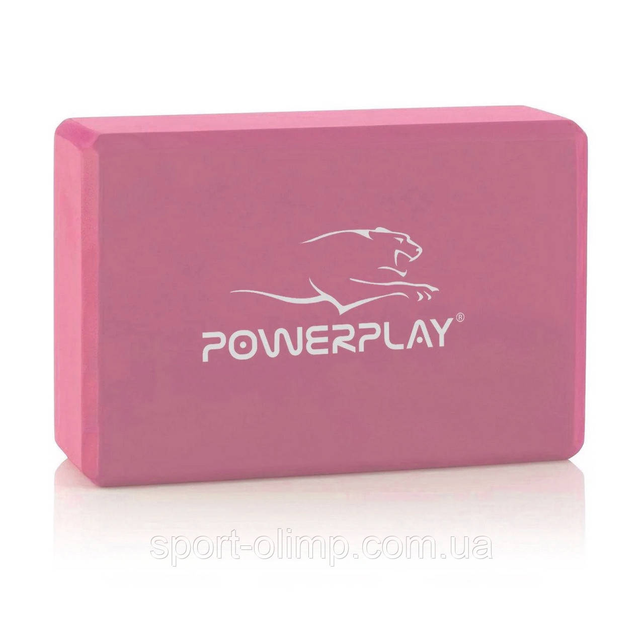 Блок для йоги PowerPlay 4006 Yoga Brick Розовый - фото 1 - id-p1404396045