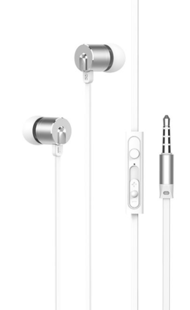 Навушники вакуумні з мікрофоном гарнітура HOCO with mic Ancient sound universal M63 Білий, фото 1