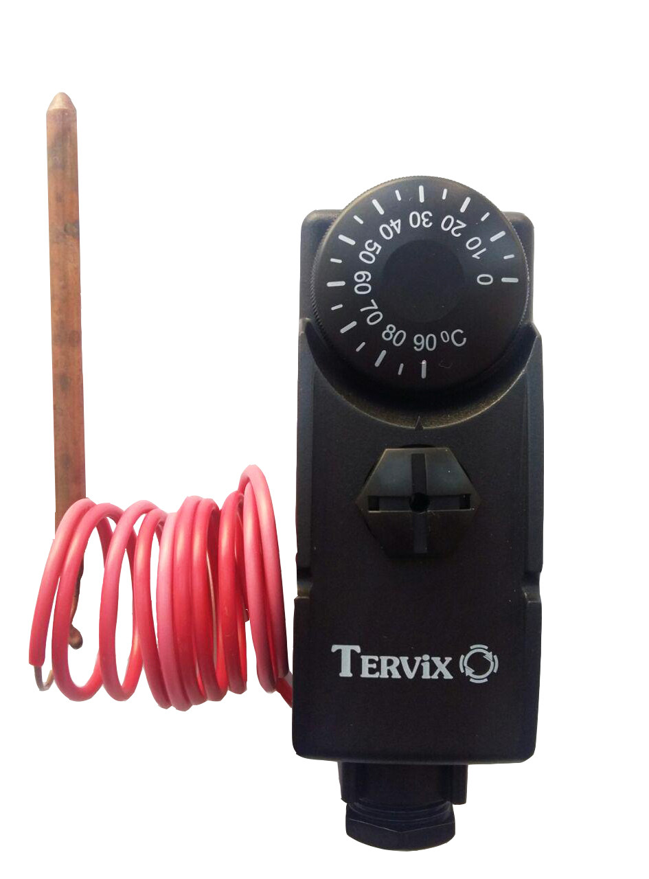 Термостат капіллярний Tervix ProLine, поверхн.регуляція, 0-90С, довж.капілляру 1000 мм 103010