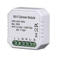 Умный выключатель - регулятор Tervix Pro Line WiFi Dimmer (1 клавиша) 435421