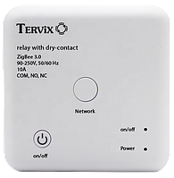 Умный переключатель Tervix Pro Line ZigBee Dry Contact On / Off (реле с "сухим" контактом) 431181