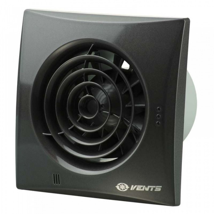 Витяжний вентилятор Vents 125 Квайт чорний