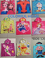 Рушник-пончо дитячий пляжний асортимент 120х60