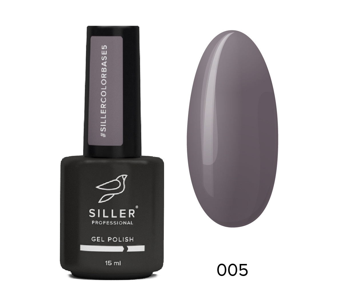 База для нігтів Siller Color Base камуфлювальна кольорова No 5 (15 мл)