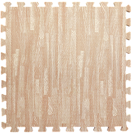 Підлога пазл - модульне підлогове покриття 600x600x10мм рожеве дерево (МР3)