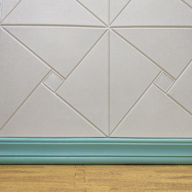 Гнучкий самоклеючий плінтус / багет бірюзовий (131), фото 1