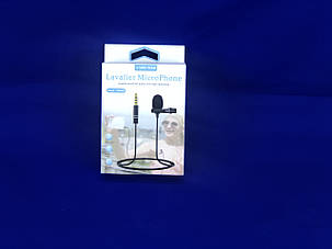 Петличний мікрофон з роз'ємом Jack 3.5 мм Lavalier KM-002, фото 2