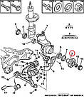 Маточина колеса передня R15 на Fiat Ducato 230, Peugeot Boxer, Citroen Jumper (1994-2002), 1300472080, 330765, фото 5