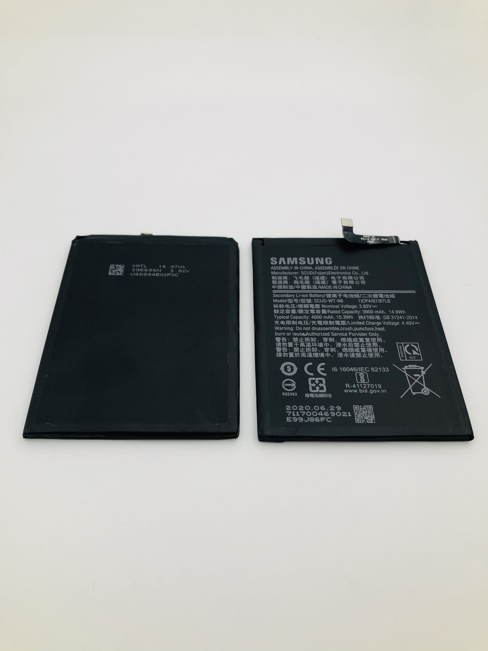 Акумулятор SCUD-WT-N6 (Li-ion 3.82 V 4000 mAh) для мобільного телефона Samsung A10s/A20s/A107/A207, фото 1