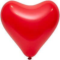Латексный шарик Сердце Everts 12" (30 см) Пастель красный