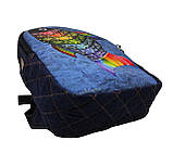 Джинсовий Рюкзак з рибою, фото 3